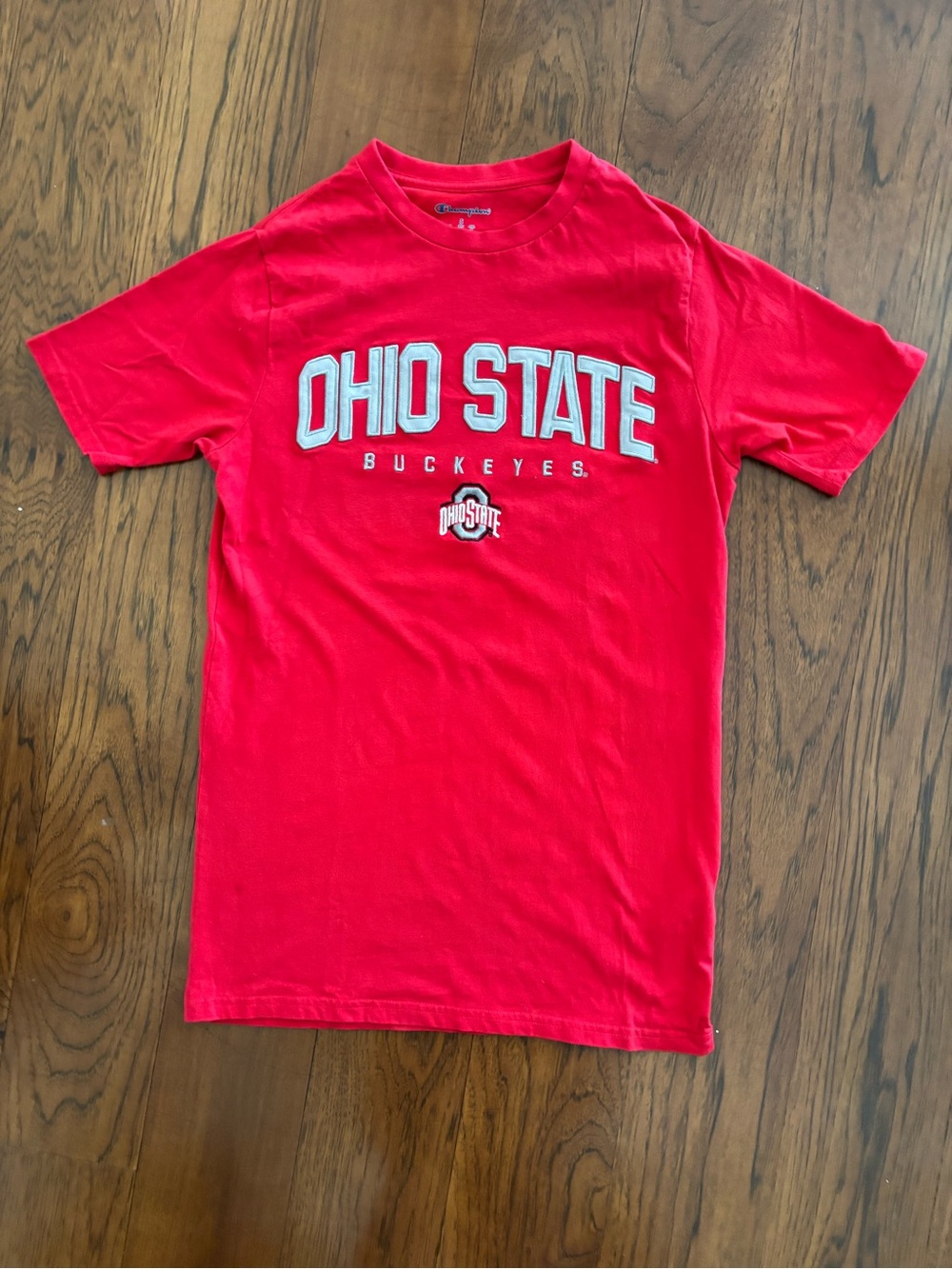 Champion Ohio State Buckeyes Red Tee Size Small